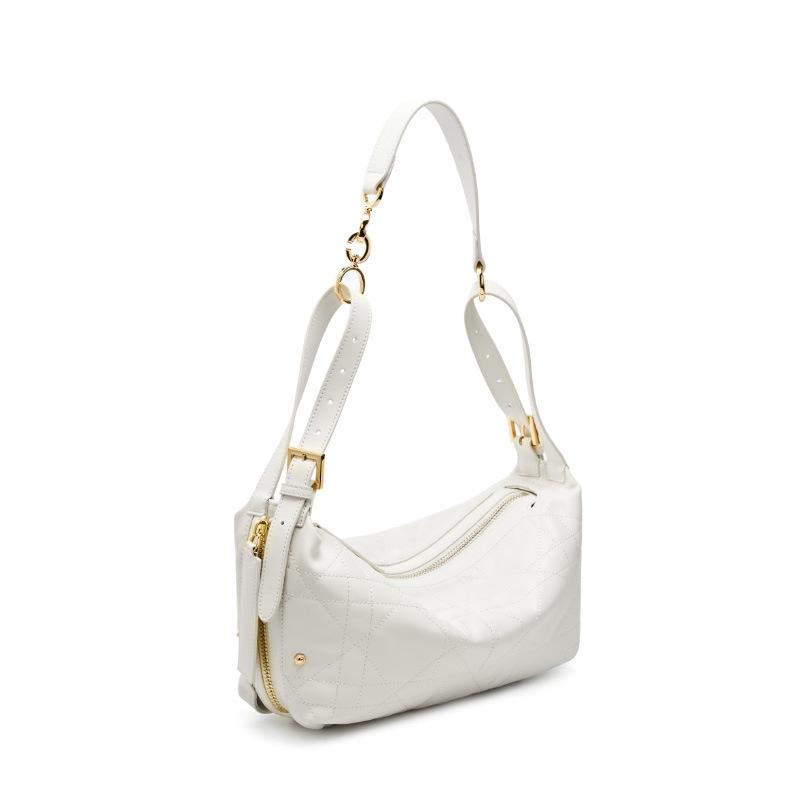 

Высококлассная французская сумка-пельмень под мышкой большой вместимости в стиле кроссбоди на одном плече, изготовленная из натуральной кожи бежевый