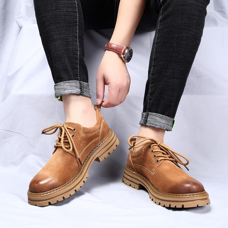 Fashion Hot selling Trendy men's new leather shoes Luxury Adolescent adult leisure dressing styles outdoor party walking men's shoes