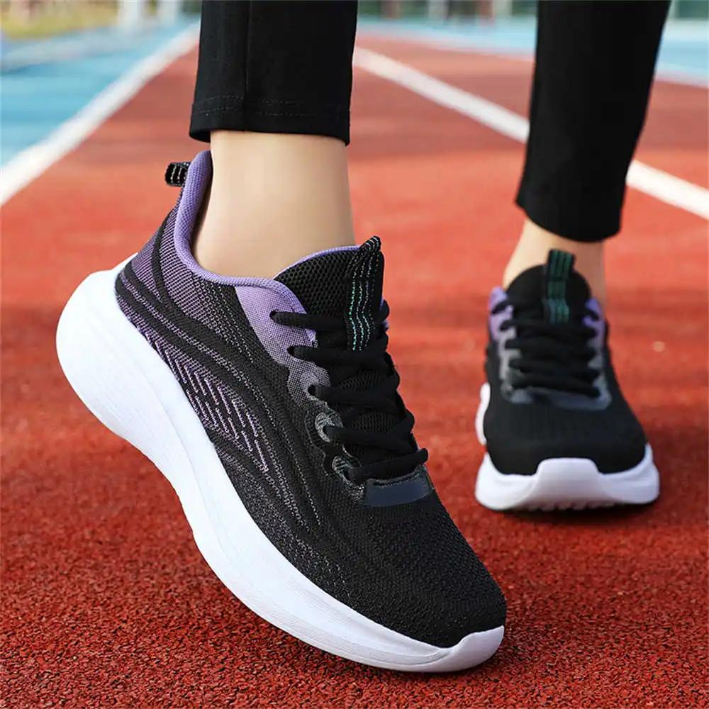 Fashion Lace Up Flatform Wide Fit Shoes Womens Oxford Woman Platform Sneakers Comfortable Heel Woman Sports Fat Casual Athletics