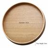 Easy to clean Wooden Platter Vintage Round Dessert tray Cafe-style Minimalist Pastry plate Afternoon tea