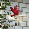 Cardinal Bird Wind Chimes Art Decor, Beautiful And Graceful Bird With A Delightful Voice. It Is Perfect For Courtyards