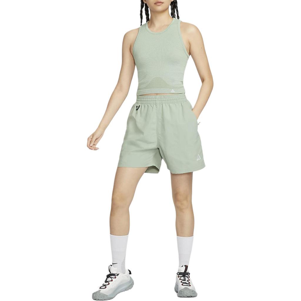 Nike ACG Series Delta River Crew Neck Pullover Solid Color Sleeveless Vest Women Vests Horizon-Green FV7324-370