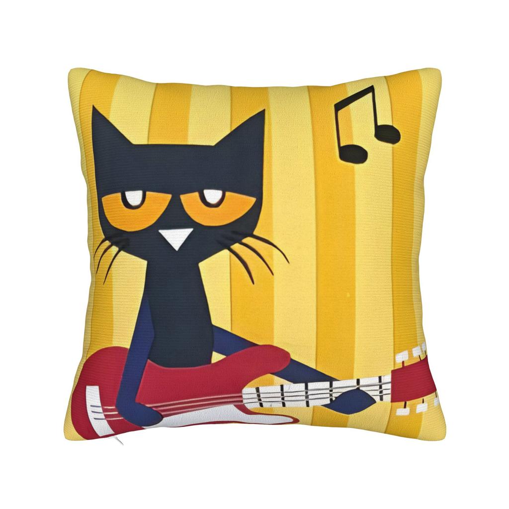Pete The Cat Cartoon Pillowcase Polyester Cushion Cover Gift Throw Pillow Case Cover Home Dropshipping 18'