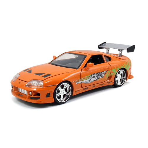 1/24 Scale Fast & Furious Diecast Model Car Brian Toyota Supra Orange JADATOYS