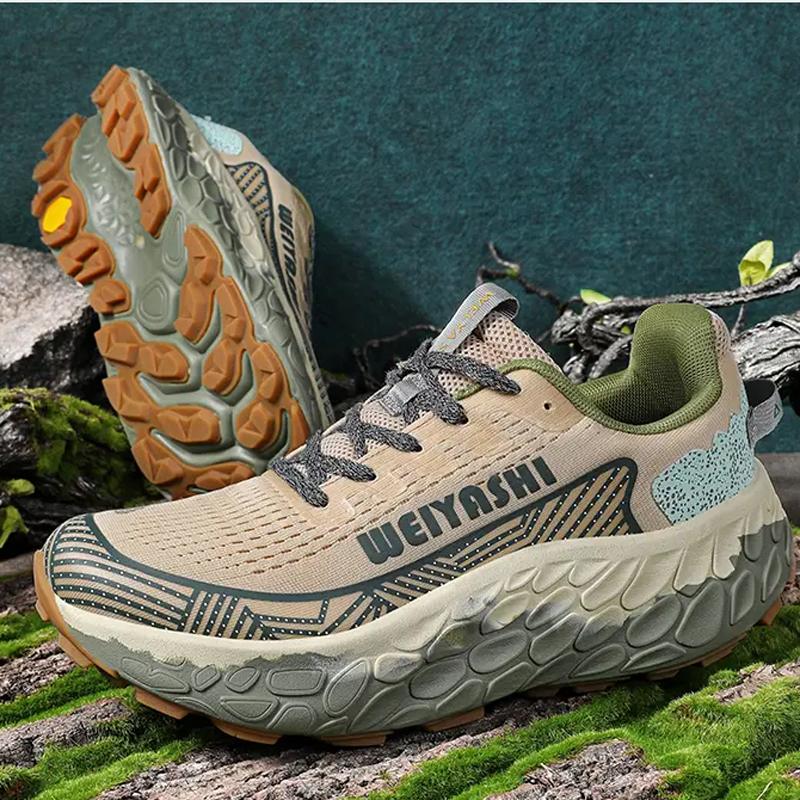 Wanderschuhe für Damen, Geländelaufschuhe, Abriebfeste Sneaker, Laufschuhe, Atmungsaktiv, Leicht, Weichsohlig, Herren-Sportschuhe