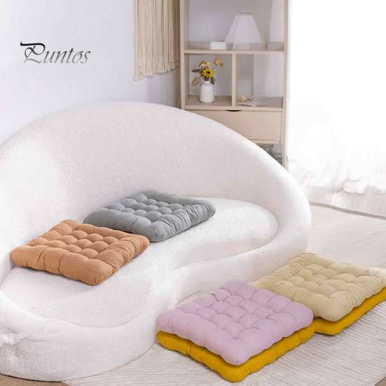 Hip And Lumbar Support Pillow Office Chair Cushion, Breathable Seat Pad, 40x40cm Soft Cushion for Home Stuffed Floor Reading Nook Polyester