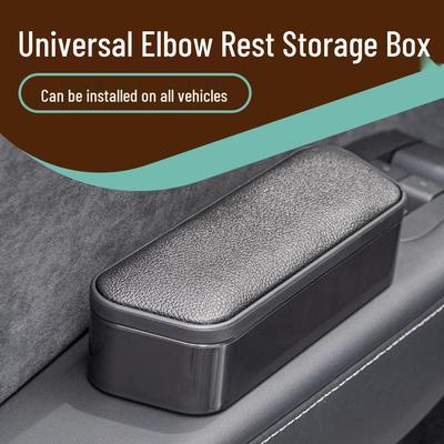 Universal Adjustable Car Armrest Pad with Storage