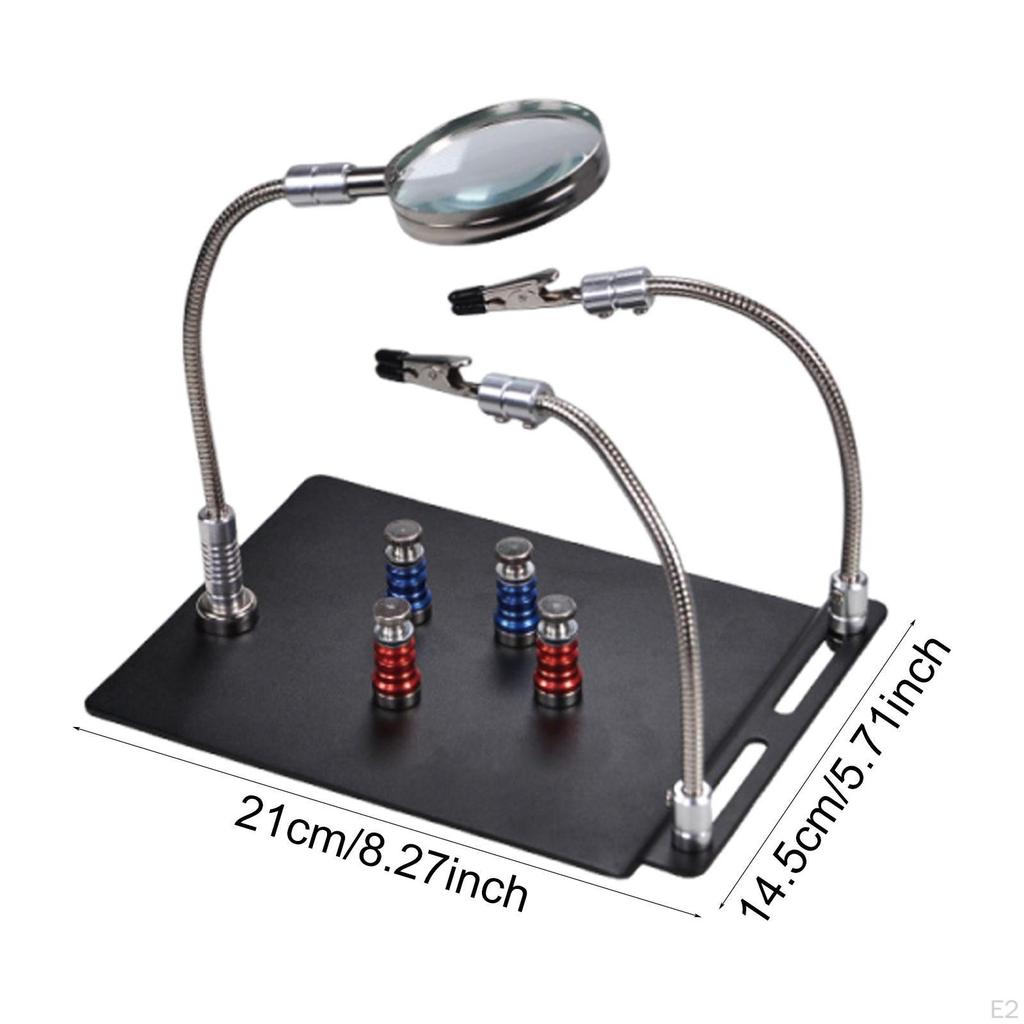 Soldering Station PCB Holder Accessory Helping Hands Jewelry Crafts Sturdy Circuit Board Clamp