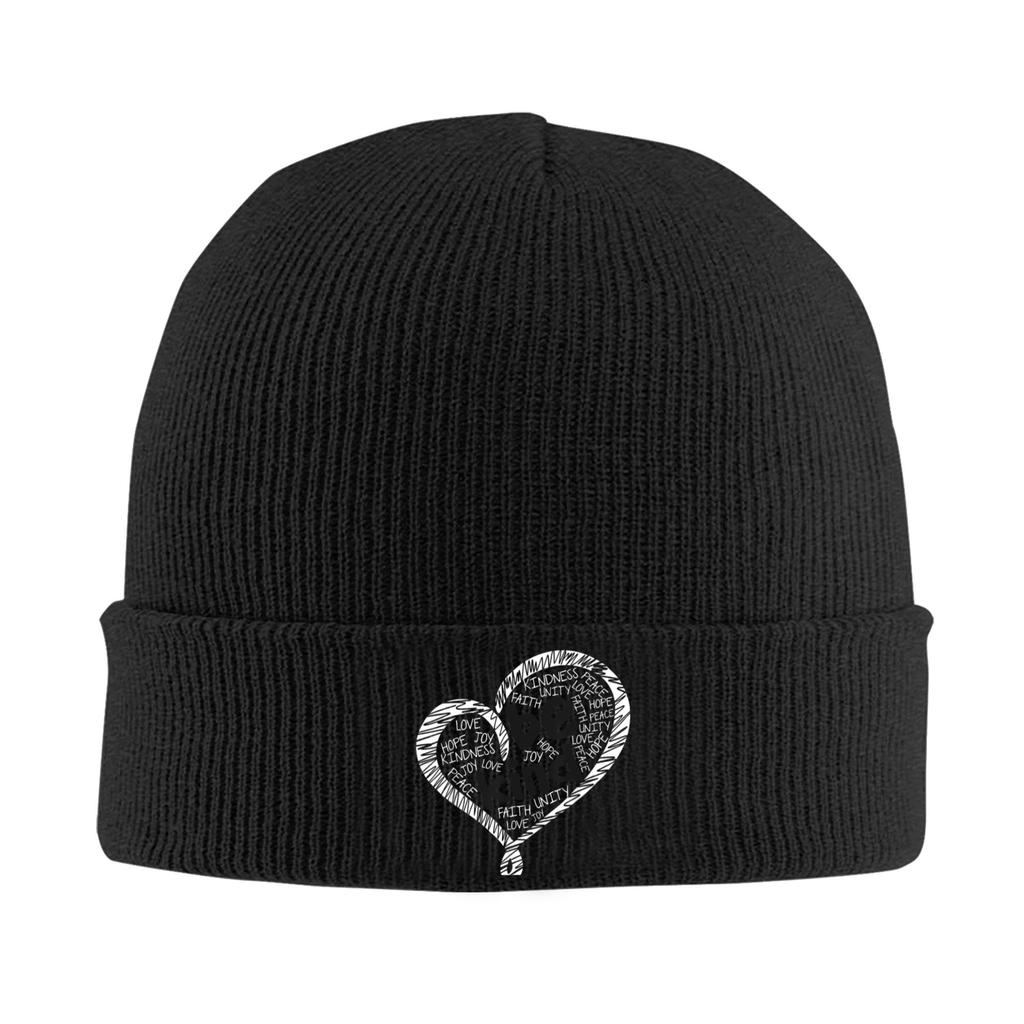 Unity Day Shirt Orange Anti Bullying Be Kind Heart Kindness Knitting Hat  Beanie Hats Head Wrap Men Women Bonnet Hats Caps