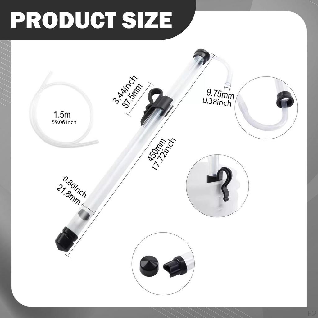 Siphoning Kit Auto Siphon,Winemaking Tool,Compact,Automatic Effortless Bottling for Beer Wine Brew