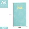 A6 2026 Agenda Book with Calendar English Notepad High Quality Pocket Diary Book  School Office