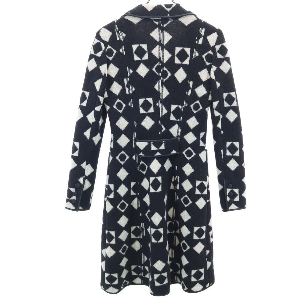 Emporio Armani made in Italy Overall handle knit Chester coat 40 black Women Used