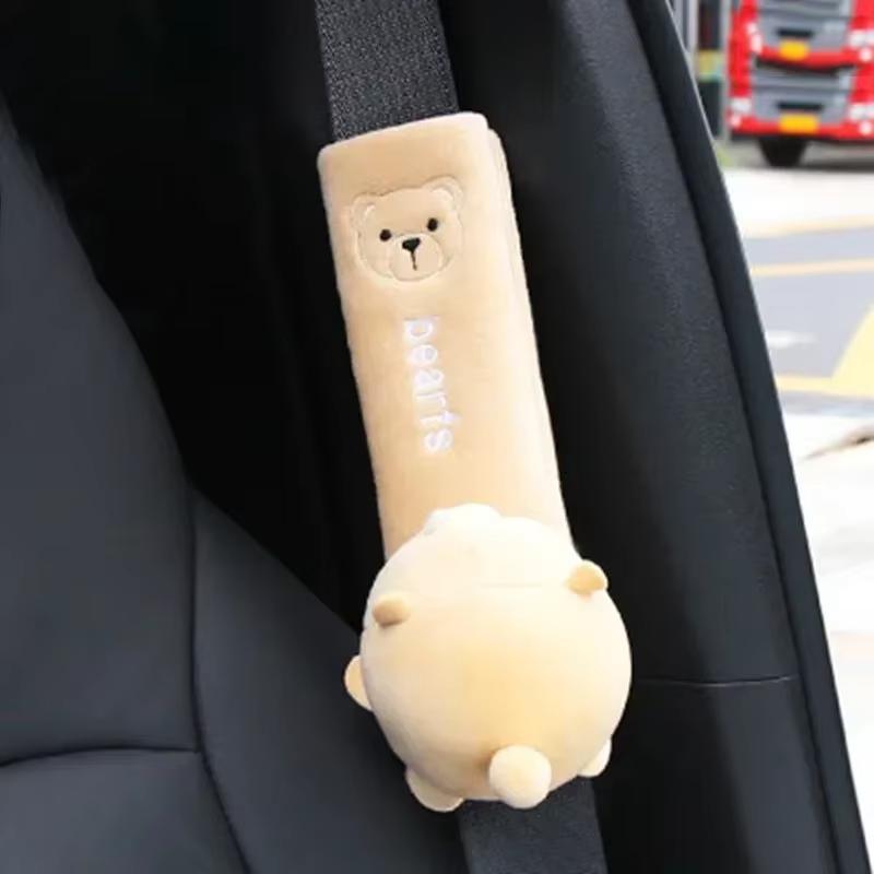 

Baby Kids Shoulder Cover Pads Universal Animal Cute Seat Belt Cover Cushion Soft Padding Rear Seat Children Safety Belt Covers