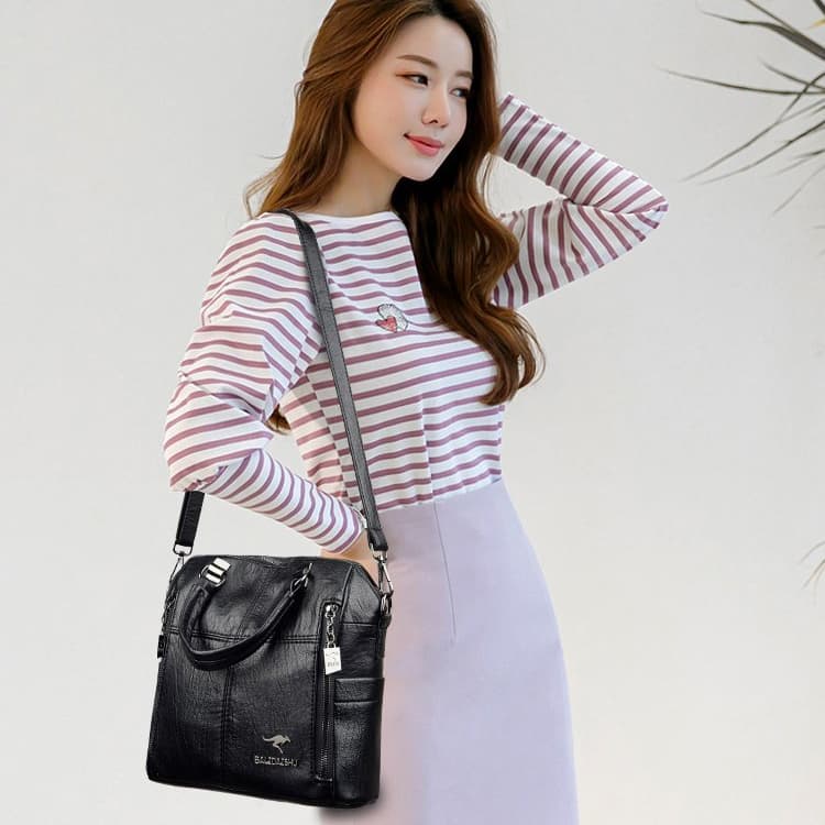 2022 New High Quality Leather Backpack Women Shoulder Bags Multifunction Travel Backpack School Bags for Girls