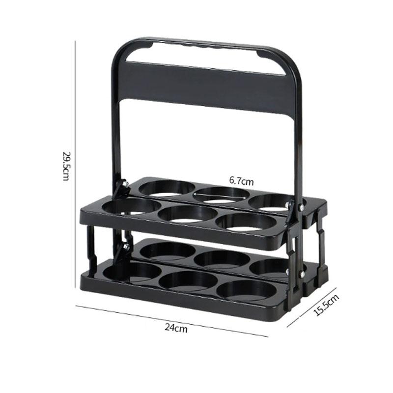6 Bottles Beer Carrier 6 Bottles Portable Collapsible Beer Carrier Suitable for Coffee, Milk, And Tea Storage, Perfect for Everyday Use And Parties