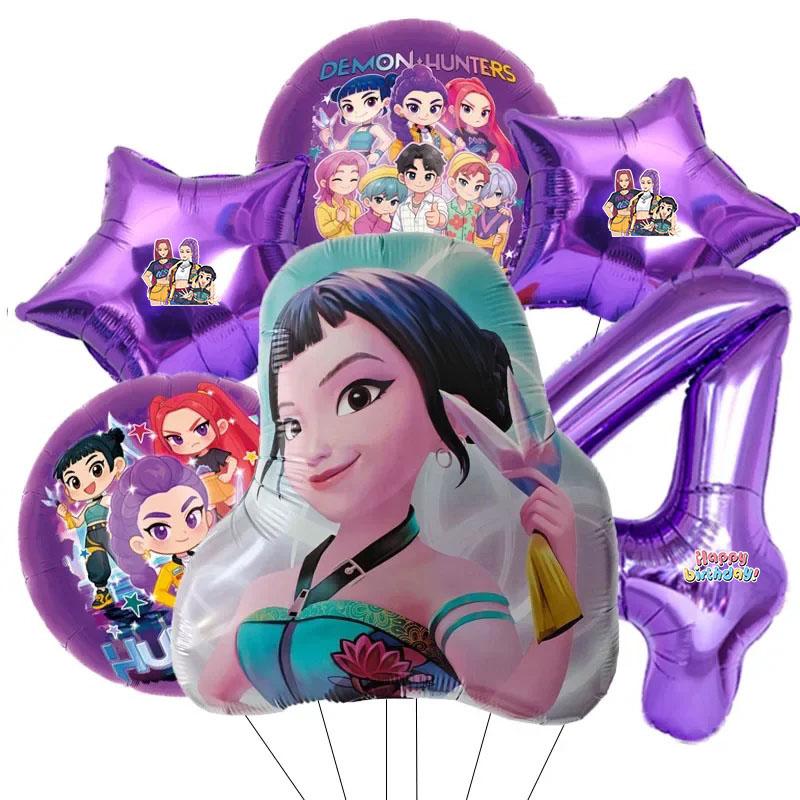 Set di 6 Palloncini in Alluminio con Numeri da 0 a 9 per Festa di Compleanno a Tema Musicale Decorazione Baby Shower Regalo