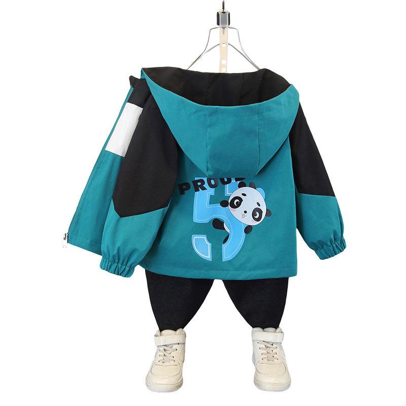 Children's Handsome Coat 2025 Spring and Autumn Boys Leisure Outdoor Hardshell Jacket