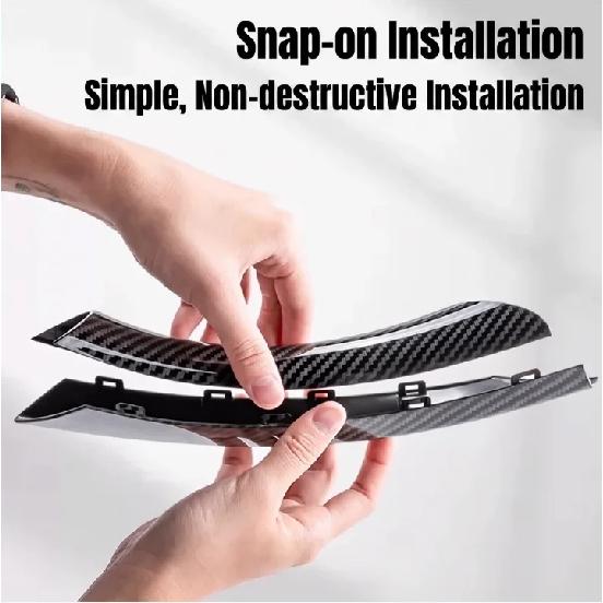 E90 E91 Car Inner Handle Interior Door Panel Pull Trim Cover Black Beige For BMW 3 Series E92 316i 318i 320i 2005-2011