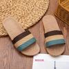 Summer Linen Women'S Slippers Flat Sandals Home Color EVA Lightweight Shoes For Women Casual Slippers
