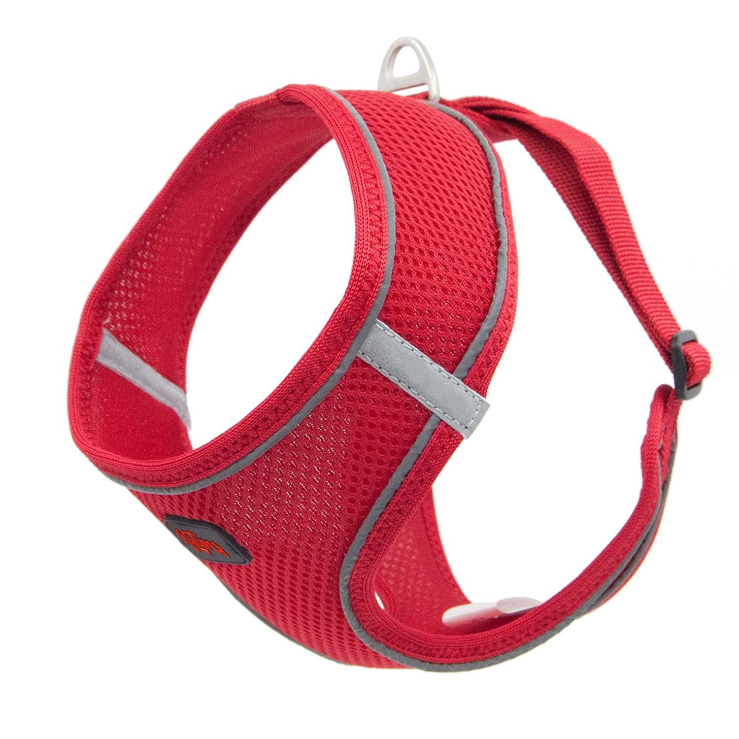 

Wahw Pet Air Mesh Adjustable Waist Leash XS Red