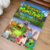 Custom personalization My Singing Monsters Print Area Rug - Soft, Washable Non-Slip Indoor Mat,Living Room,Home&Office Decorative Rug