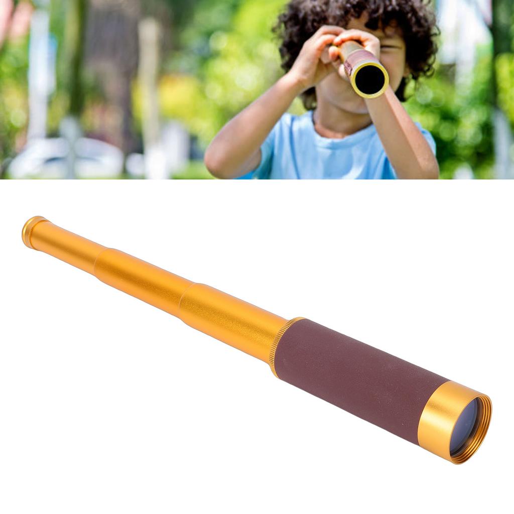 25x30 High Definition Monocular Telescope Retractable Portable Handheld Telescope for Outdoor Hiking Camping Birds Watching