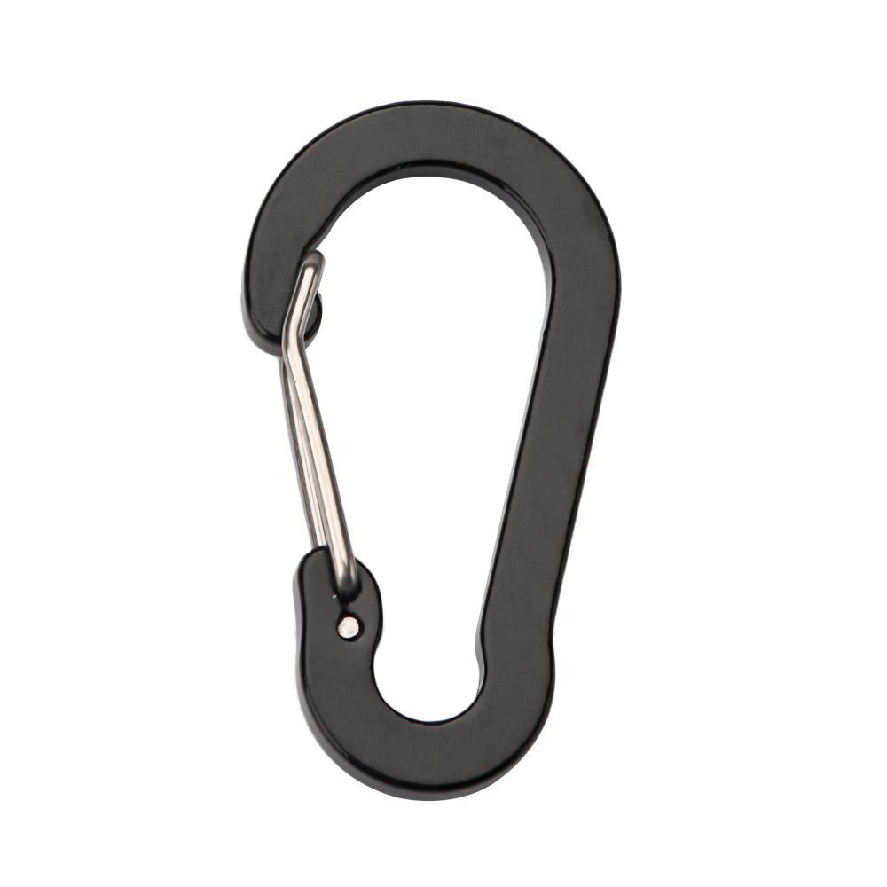 Hiking Camping Hook S-shape Fishing Aluminium Zinc Zinc Alloy Carabiner Keychain Snap Clip Spring Buckle