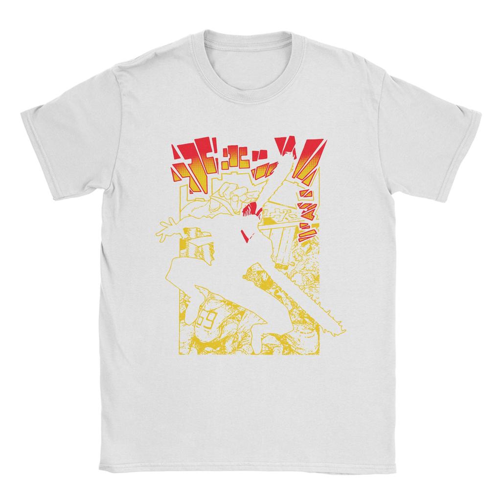 Chainsawman T Shirt Chainsaw Man Manga Denji Pochita Devil Makima Anime Cotton Clothes Funny Short Sleeve Crewneck T-Shirt