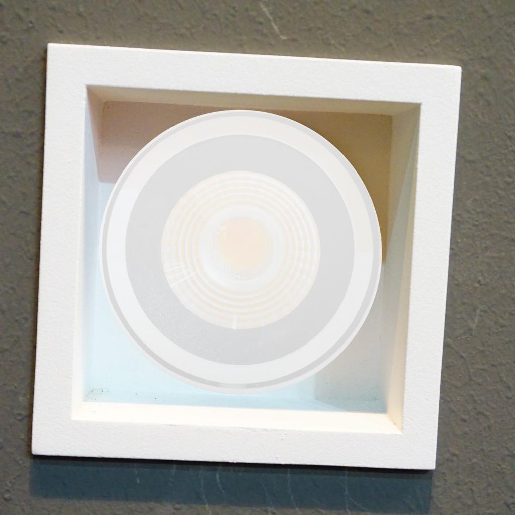 6Pcs LED Downlight Diffusion Plates Anti-Dazzling Plastic Cover Round Recessed Light Diffuser Replacement Lamp Shade