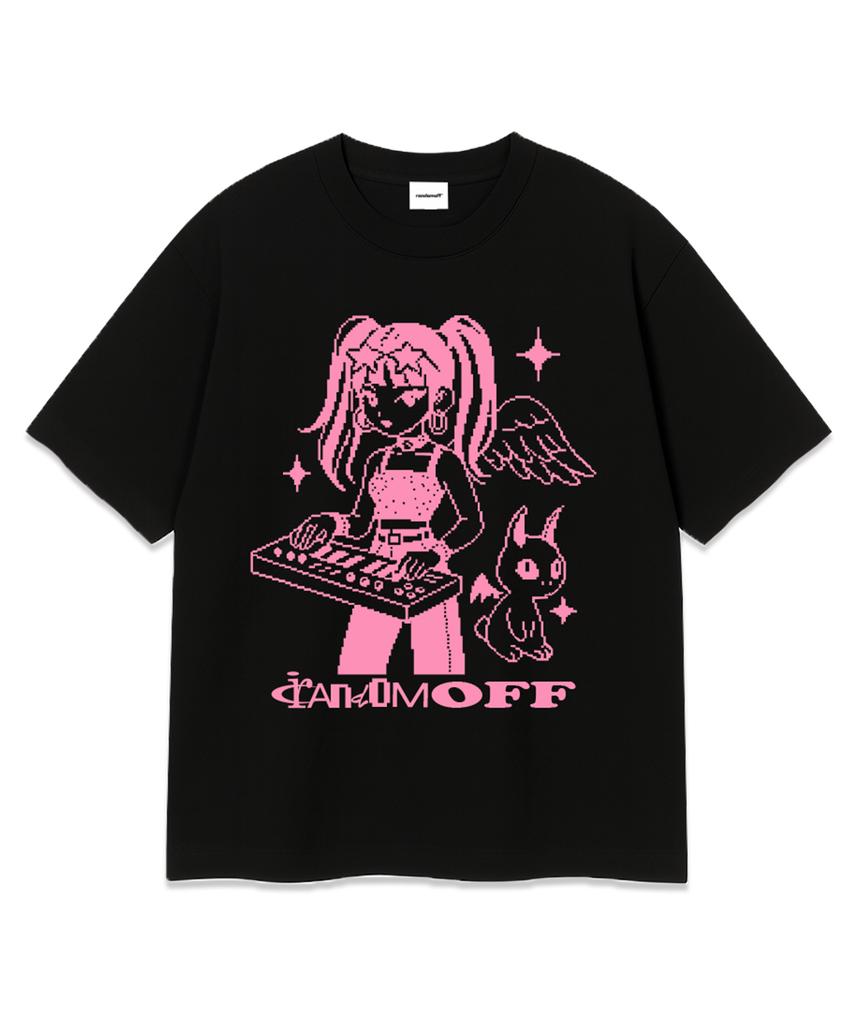 RANDOMOFF Pixel Synth Kid Over Fit T-Shirt (3Color)