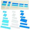 Compatible 3069 63864 2431 6636 3068 87079 Transparent Smooth 1x2 1x3 1x4 1x6 2x2 2x4 Bricks Ceramic Tile Clear Building Blocks