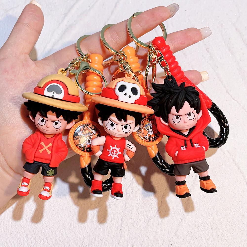 2024 One Piece Keychain Stylish Luffy Hoodie Keyring For Fans And Collectors