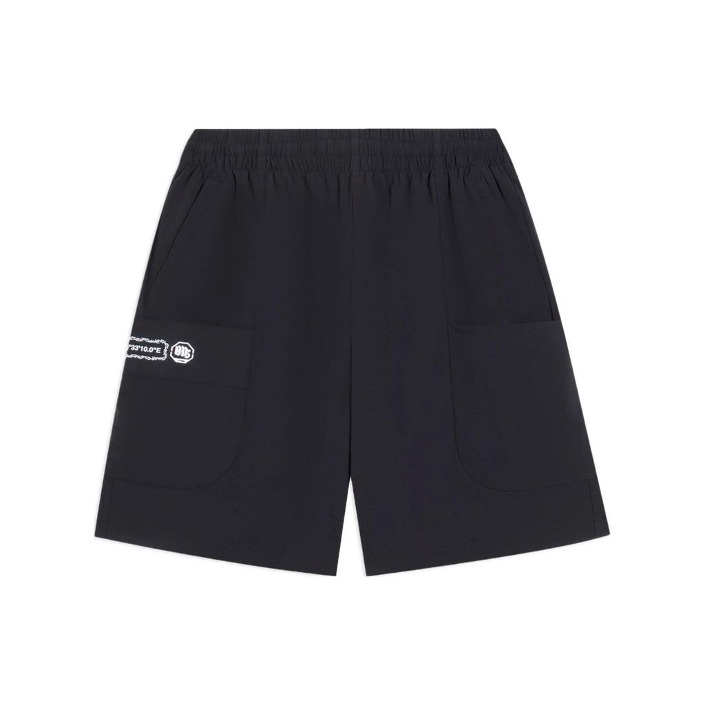 Li-Ning BadFive Graphic Shorts 'Black' Men's AKSS601-1