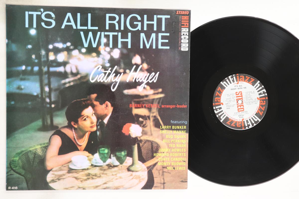 

LP Record CATHY HAYES - It s All Right With Me FSR531 HIFI 1986 Spain Jazz Used