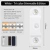 4-Head RGB LED Wall Lamp, Motion Sensor Magnetic Atmosphere Light, USB 5V Rechargeable Gradient Indoor Lighting