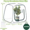 PopUp Greenhouse For Outdoor Indoor House Mini Greenhouse Cover Tent Frost Protection Room Winter Tent For Plants Vegetables