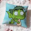 anime Teen Titans Go Cushion Cover Premium Comfort Reversible Pillow Cove -Two in One Design for Any Room & Car Interior