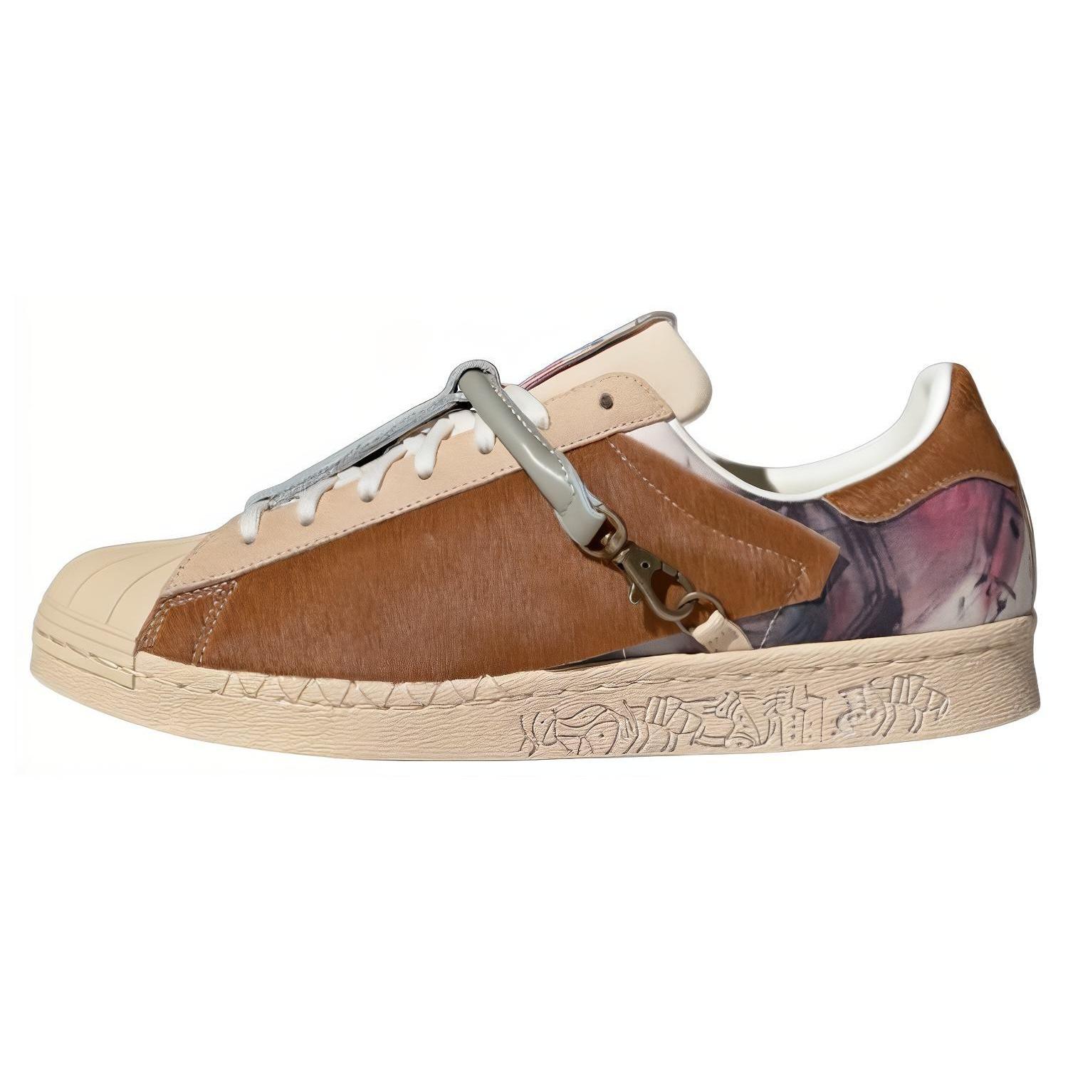 adidas originals Superstar 80s x Han Meilin Cream Brown Men s ID4383 EU 36