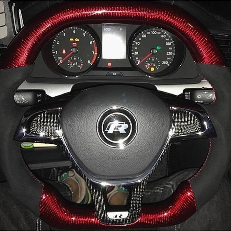 1Pc 4.5cm Car Steering Wheel Emblem Badge Sticker Decoration Accessories
