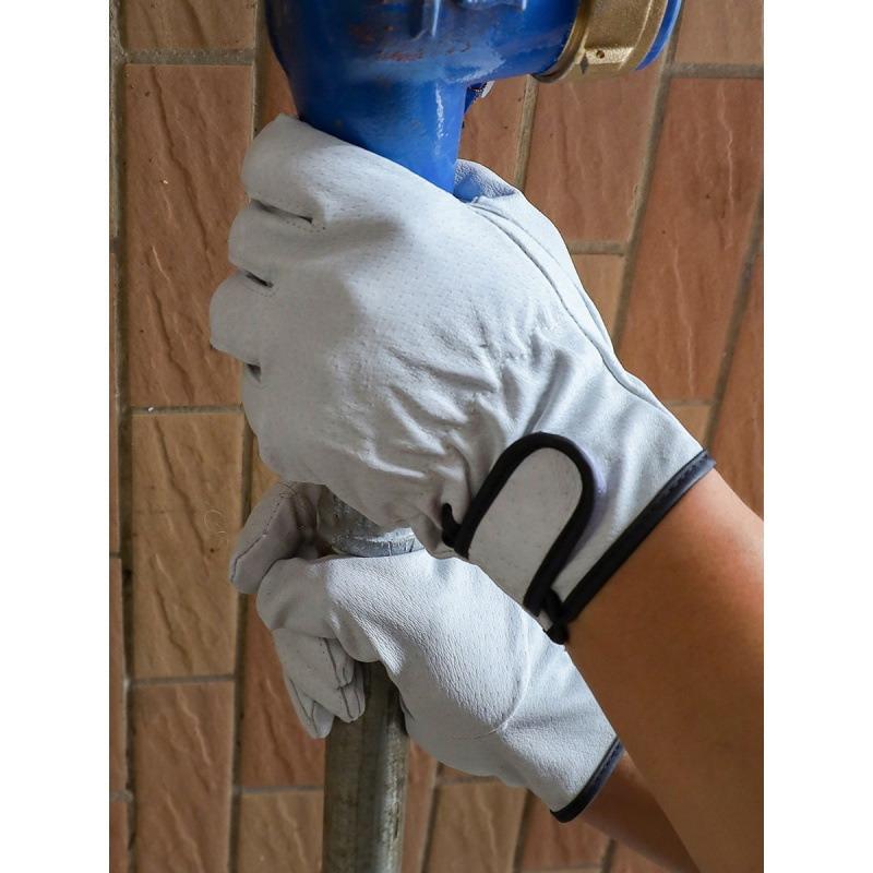 Pracovní rukavice Ovčí kůže Dělnické Pracovní Svařování Bezpečnostní Ochrana Zahrada Sport Motocykl Řidič Odolné rukavice