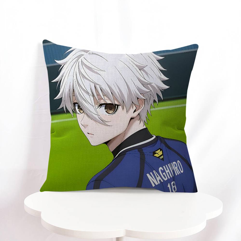 

S-Seishiro Nagi 45*45cm Cushion Cover Pillow Cover Decor Pillowcase Home Pillowcase For Couch Pillow 16x16Inch