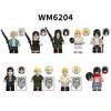 Anime Akční figurka WM6204 Stavebnice - Vánoční dárek DIY Malé dekorativní figurky pro děti dospělé