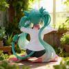 Anime Hatsune Miku Puppenmodell Cartoon Niedlich Tischdekoration geeignet für Auto Armaturenbrett Dekoration Niedliches Feiertagsgeschenk