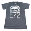 Camiseta Ecko Unltd Tamanho Adulto Médio Cinza Vintage Y2K Logo Grande Gola Redonda