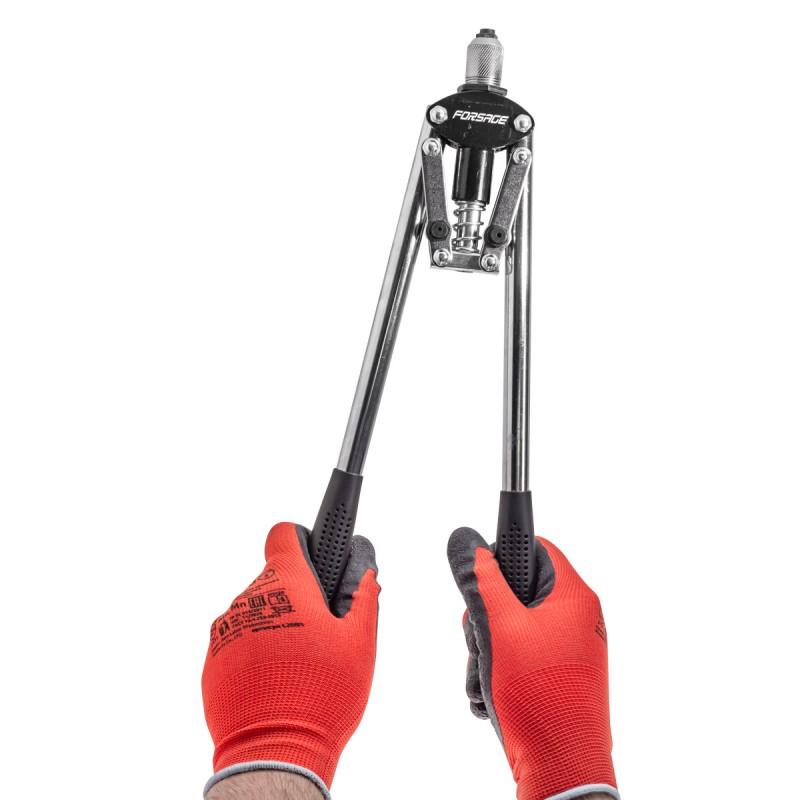 Two-handed riveting scissor 3.2-4.8 long 420mm