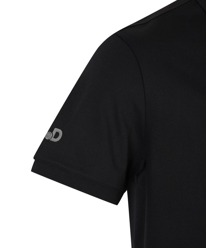 DISCOVERY EXPEDITION Men'S Essential Cleanfeel Polo Shirt (Black)