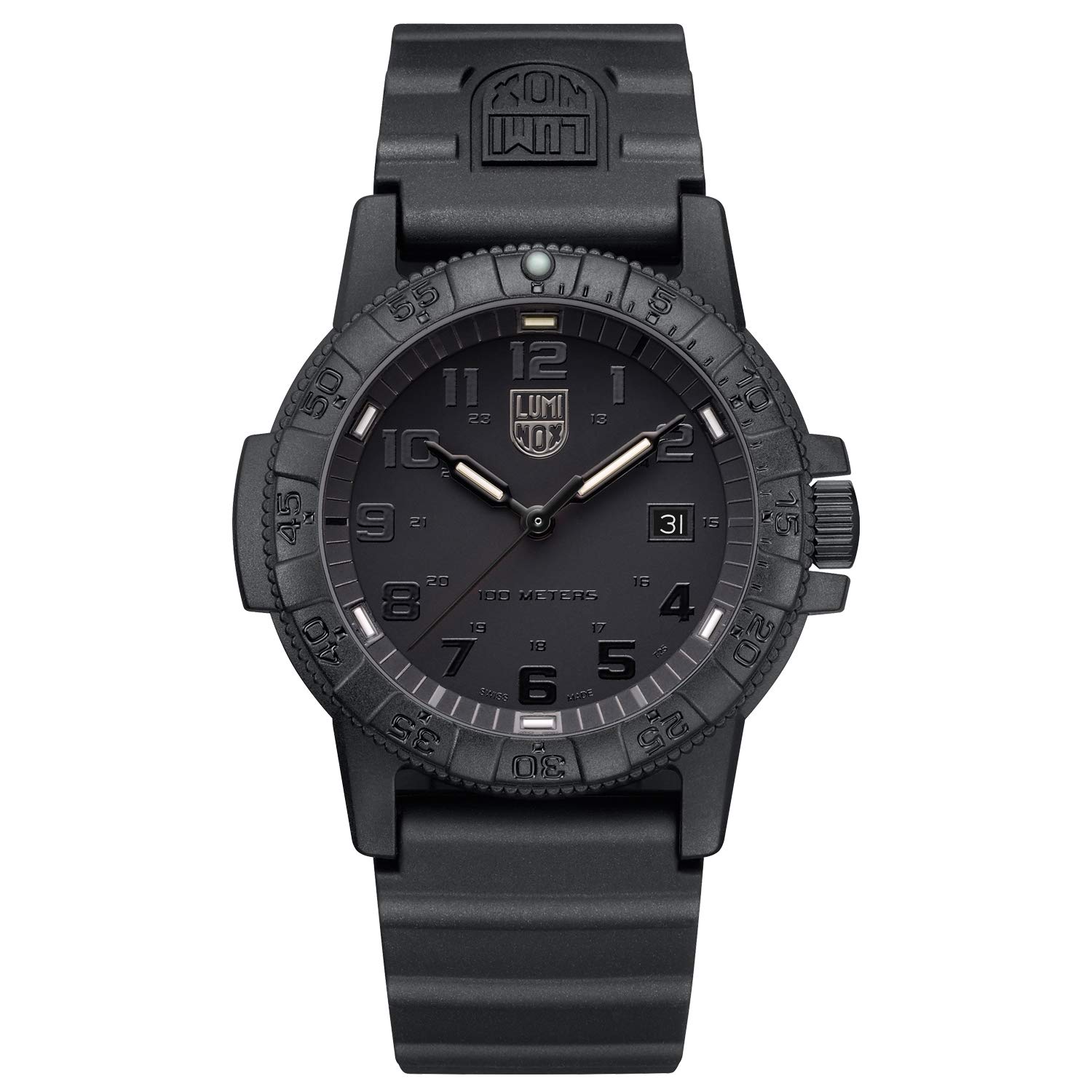

Luminox Sea Turtle Giant XS0321BOL Black Silicone Quartz Fashion Watch Men s чорний