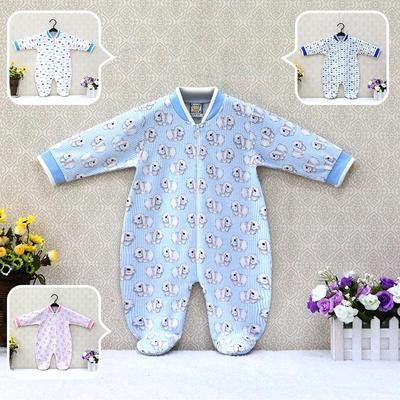 Neugeborene Kinder Jungen Mädchen Baumwolle Winter Kleidung Set Casual Set Sport Outfits Zipper Baby 0 ~ 14 Monate Strampler Kleidung