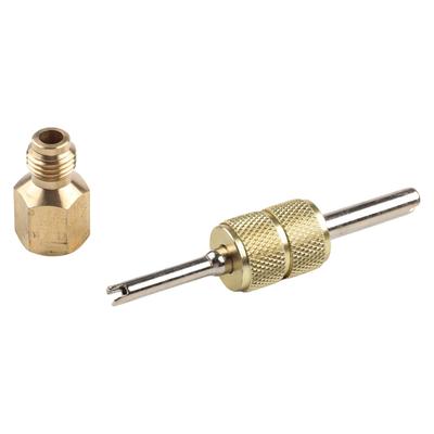 Air Conditioning Valve Remover Tool Brass Adapter Tool Air Conditioner Tool Anti-slip Knurling Brass Construction