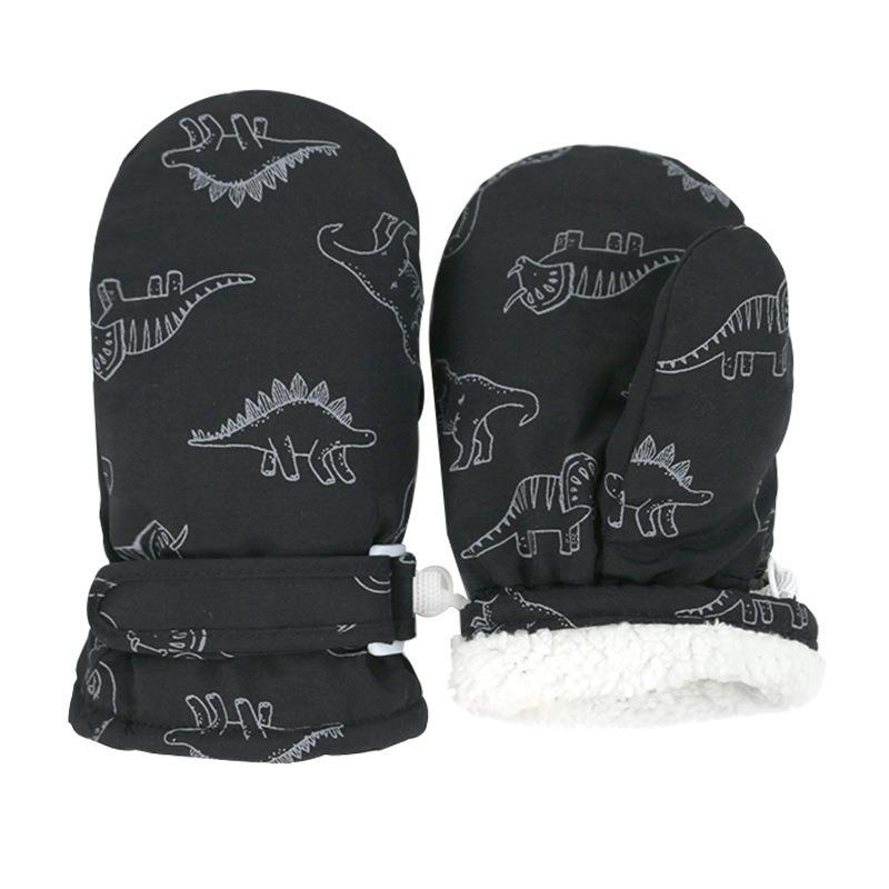 Winter Fleece Lined Kids Gloves for 6 Months to 10 Years Old Babies Thermal Snow Skiing Waterproof winter outdoor play Gloves